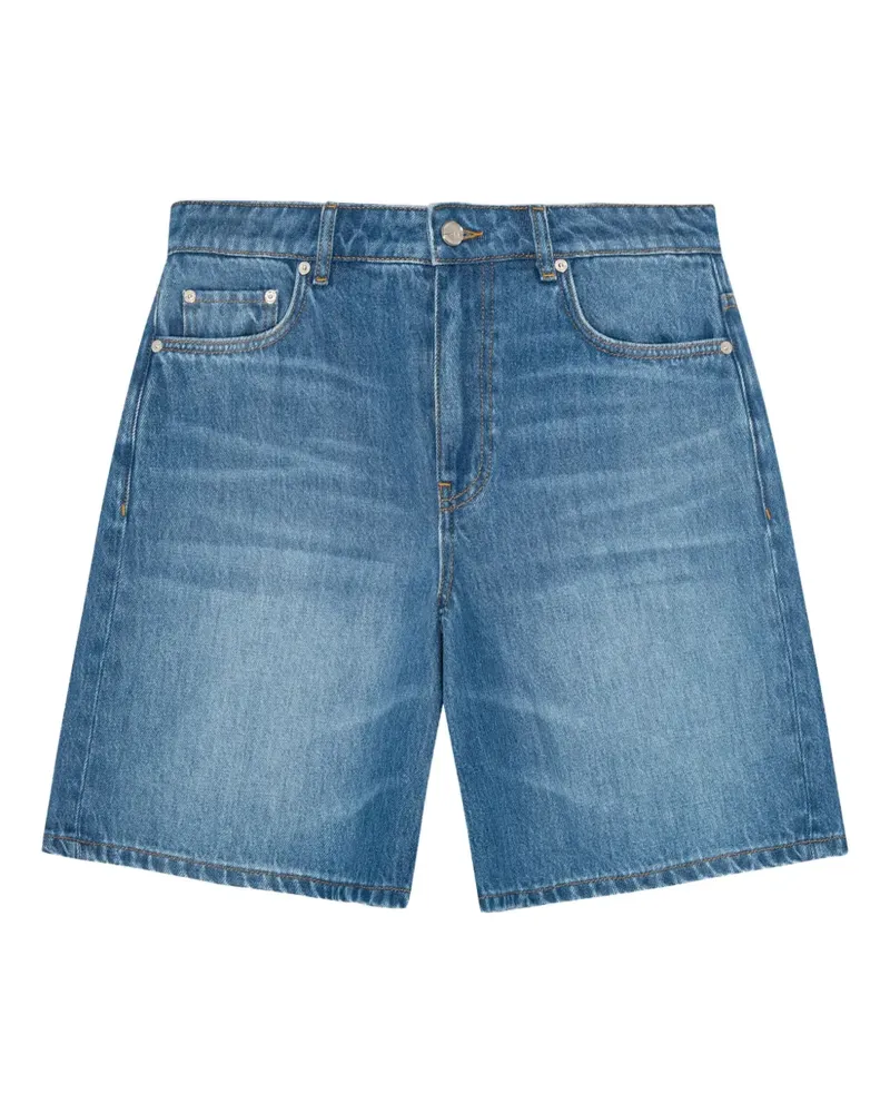 Ganni Klassische Jeans-Shorts - Blau Blau