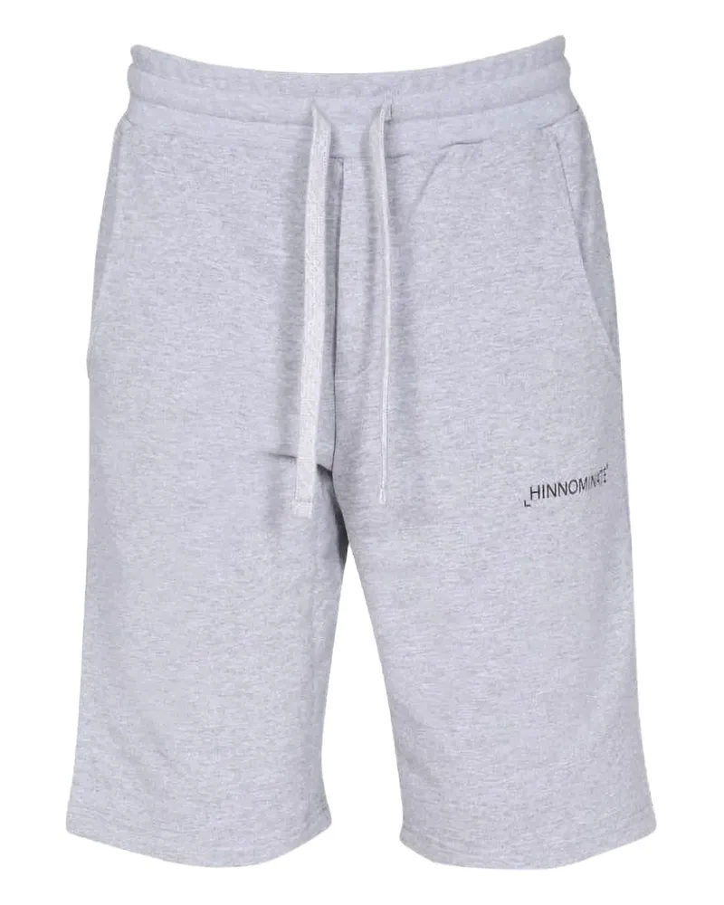 HINNOMINATE Shorts mit Kordelzug - Grau Grau