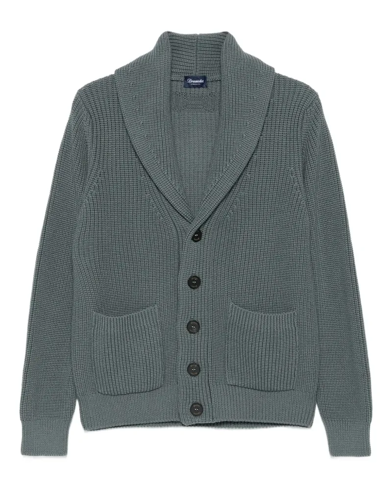 Drumohr  Cardigan mit Schalkragen - Grün Grün