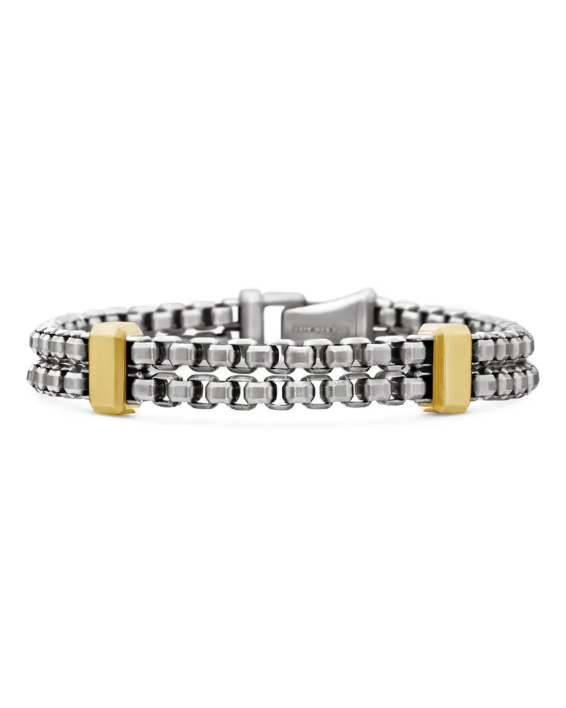 David Yurman Double Box Armband aus Sterlingsilber 10,5mm Silber
