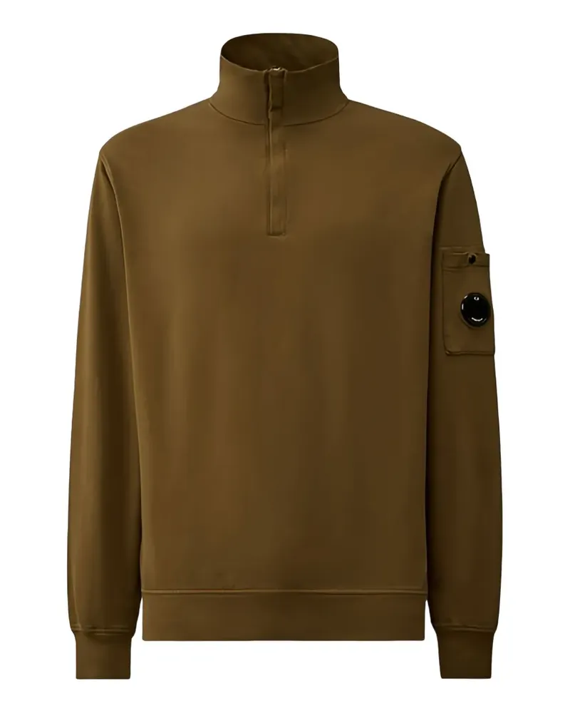 C.P. Company polo-collar sweatshirt - Braun Braun