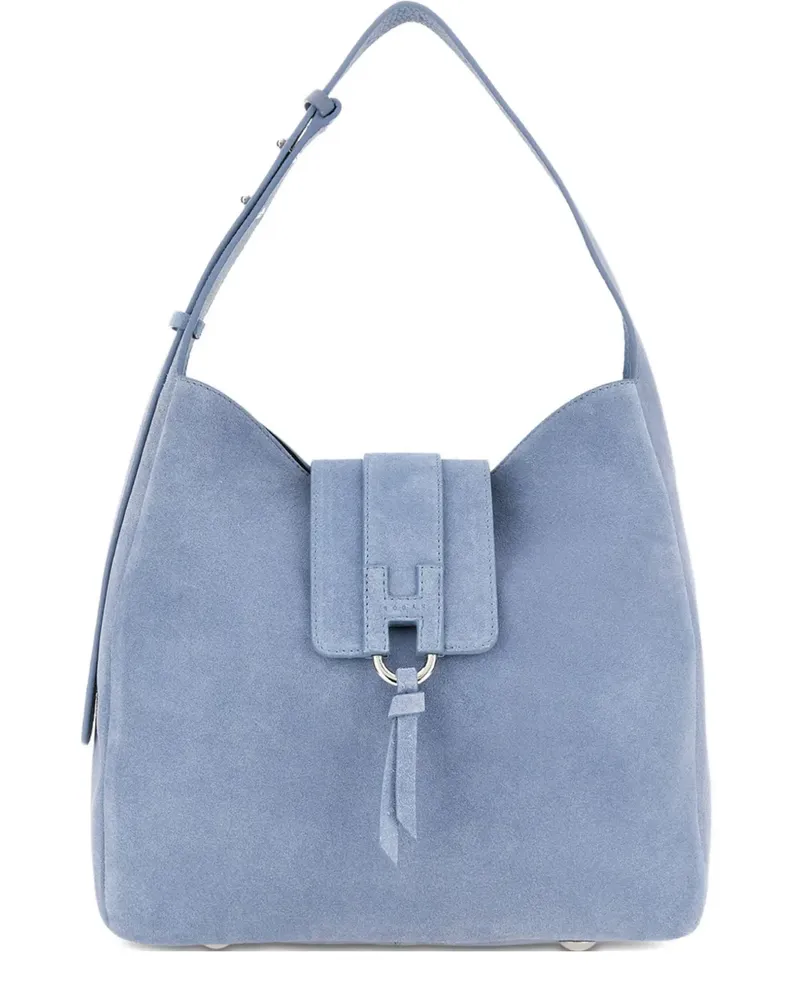 Hogan Schultertasche mit Logo-Schnalle - Blau Blau
