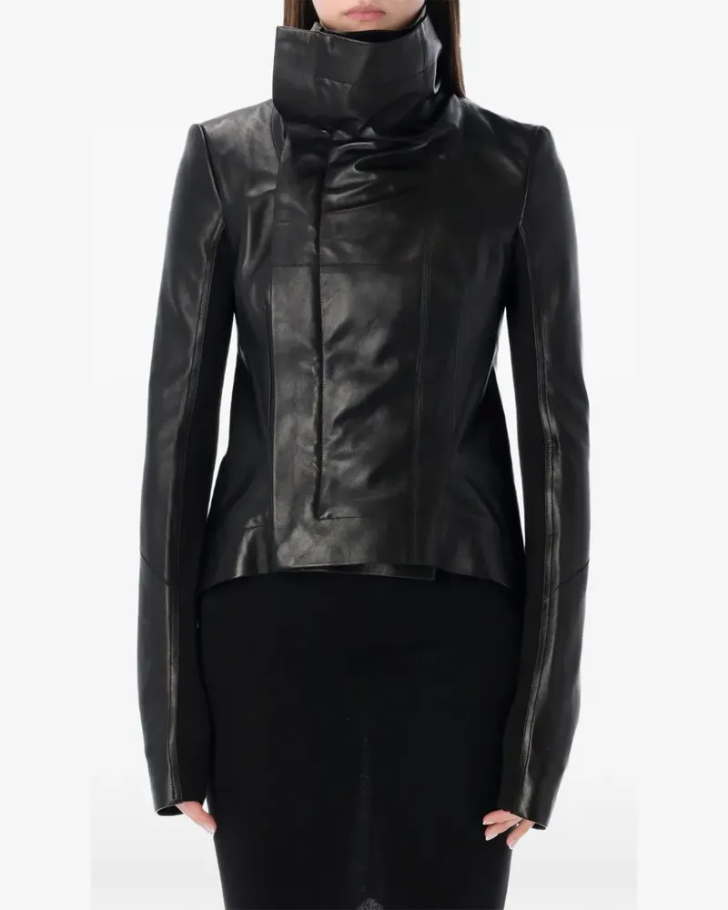 Rick Owens Naska Bikerjacke - Schwarz Schwarz