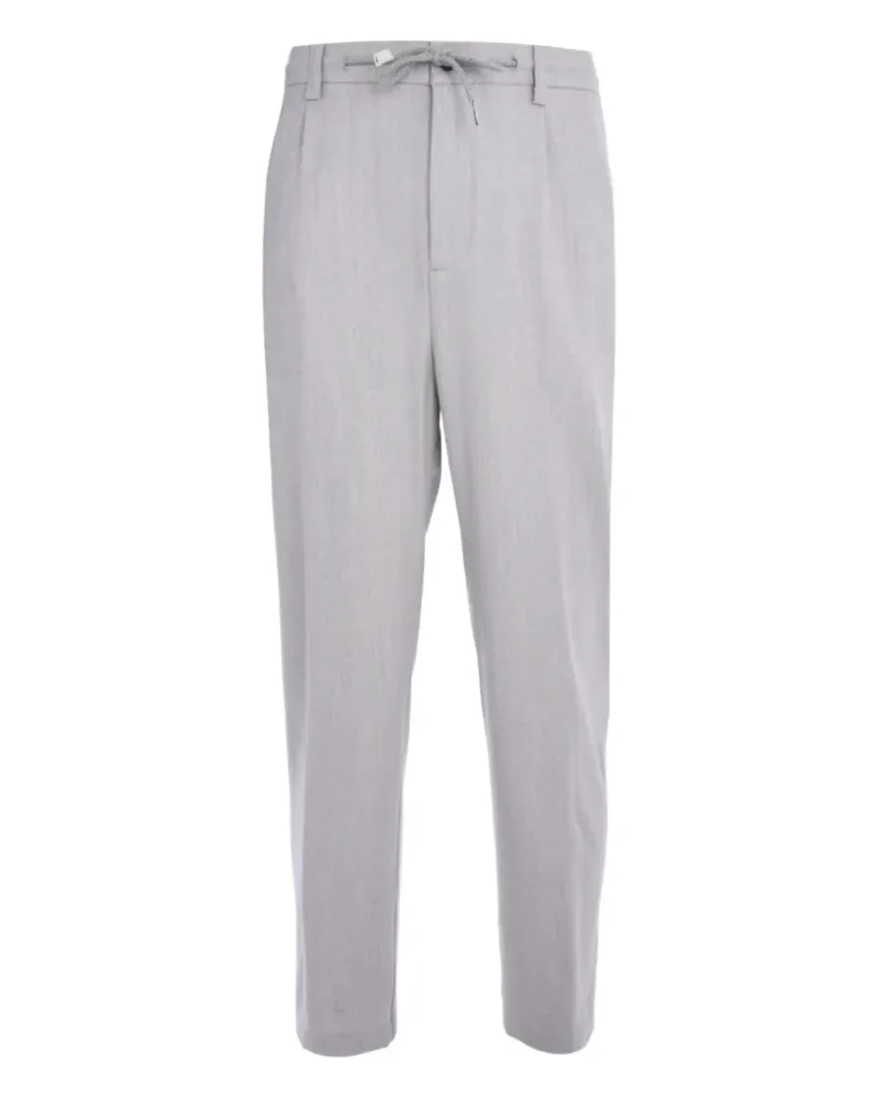 Eleventy Tapered-Hose mit Kordelzug - Grau Grau