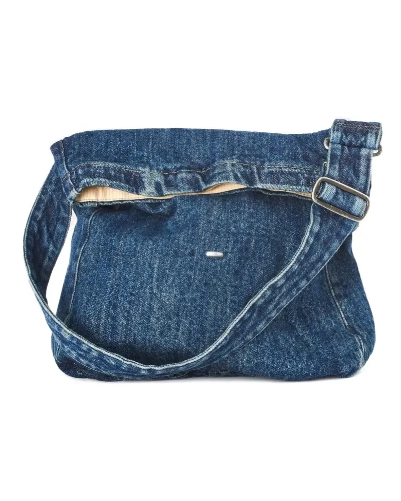 Our Legacy Schultertasche aus Denim - Blau Blau