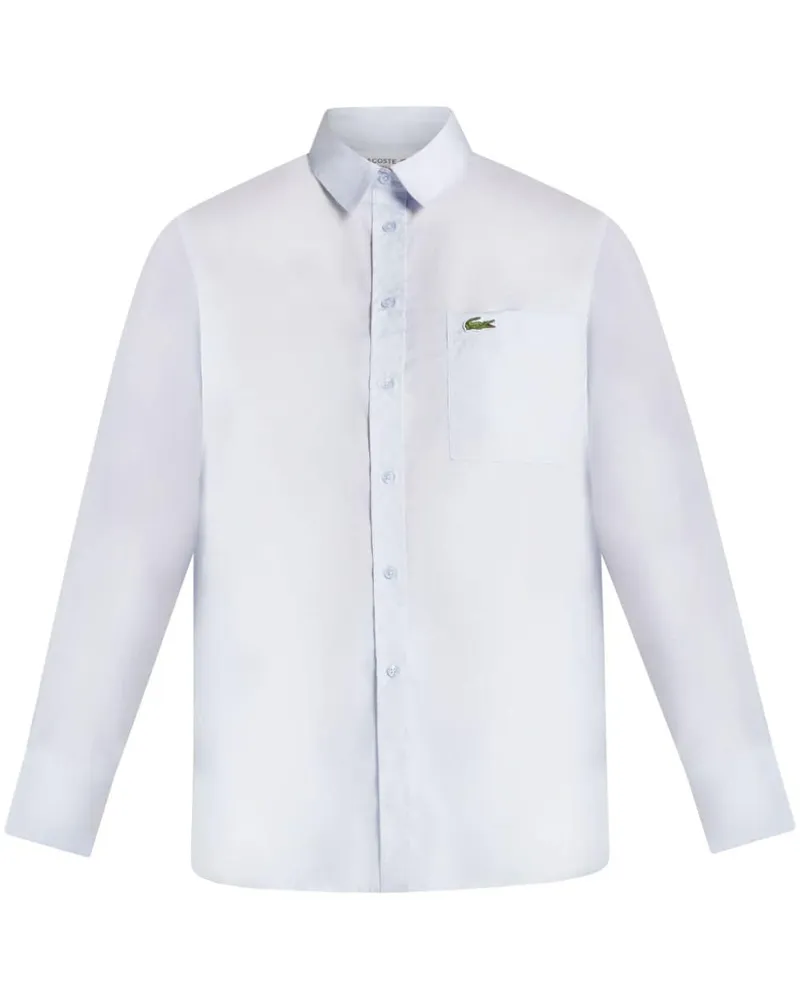Lacoste Hemd mit Logo-Applikation - Blau Blau