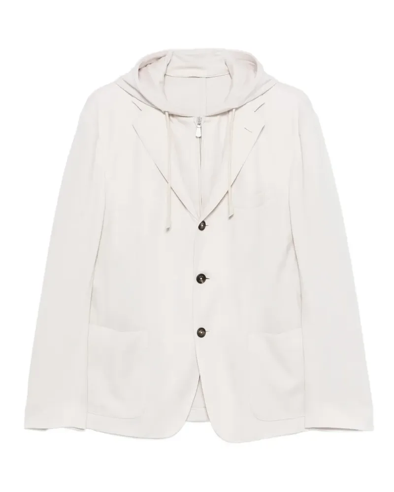 Eleventy Jacke mit Kapuze - Nude Nude