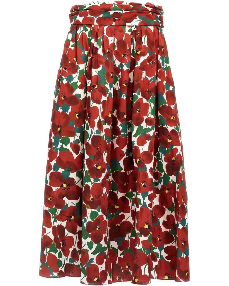 Carolina Herrera New York Rock mit Print - Rot Rot