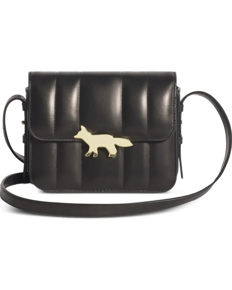 Kitsuné Gesteppte Schultertasche - Schwarz Schwarz