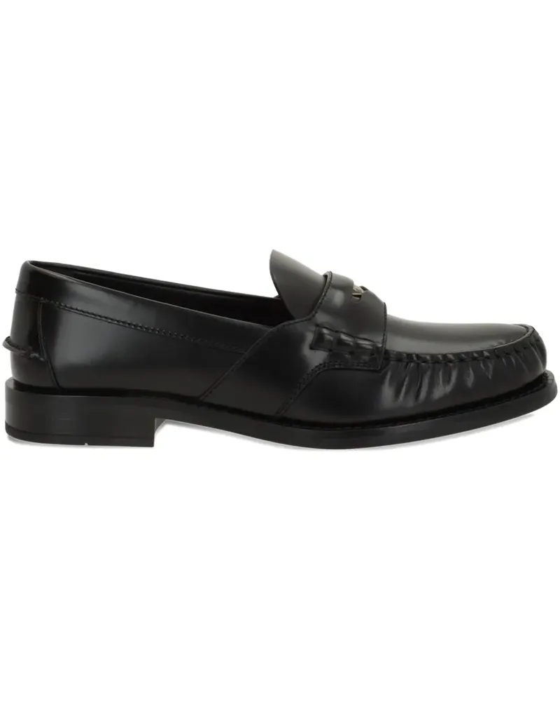 Prada leather loafers - Schwarz Schwarz