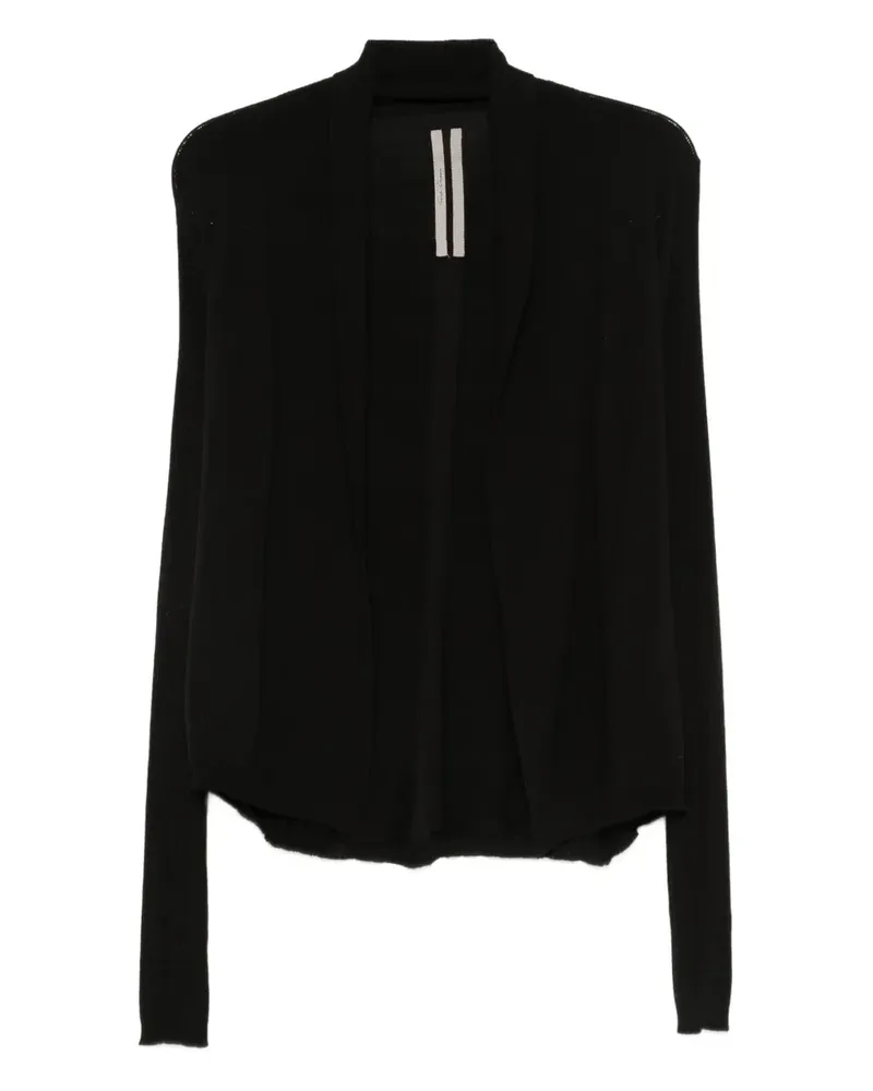 Rick Owens Offener Cardigan - Schwarz Schwarz