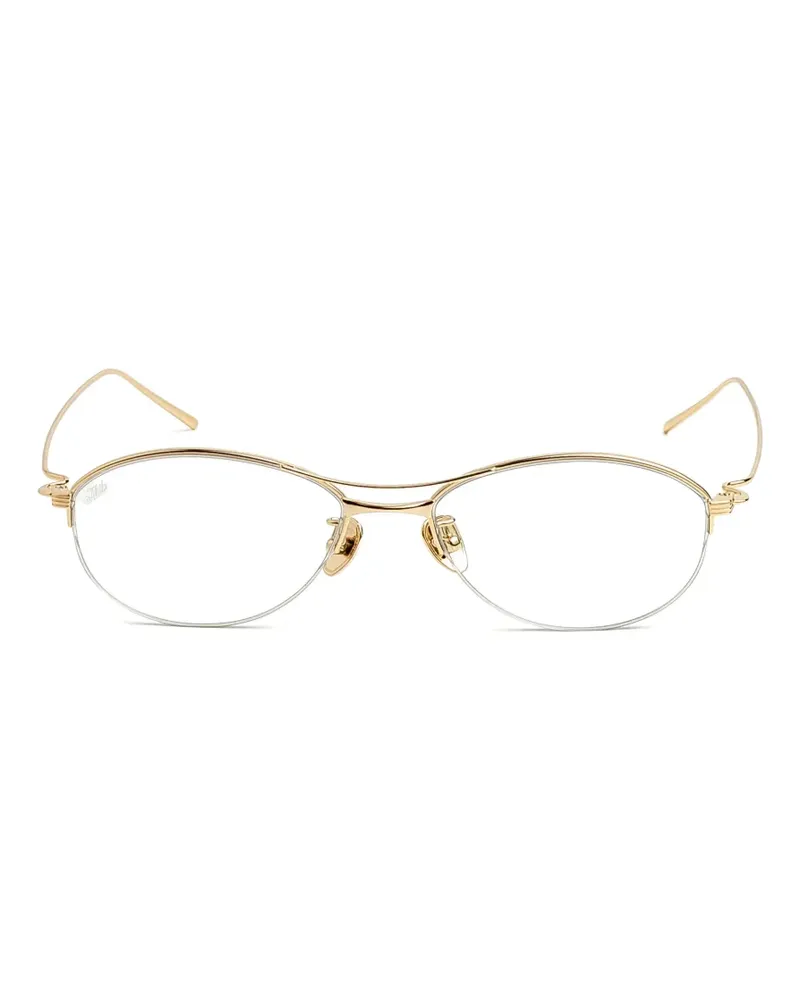 AKILA Helix round-frame glasses - Gold Gold