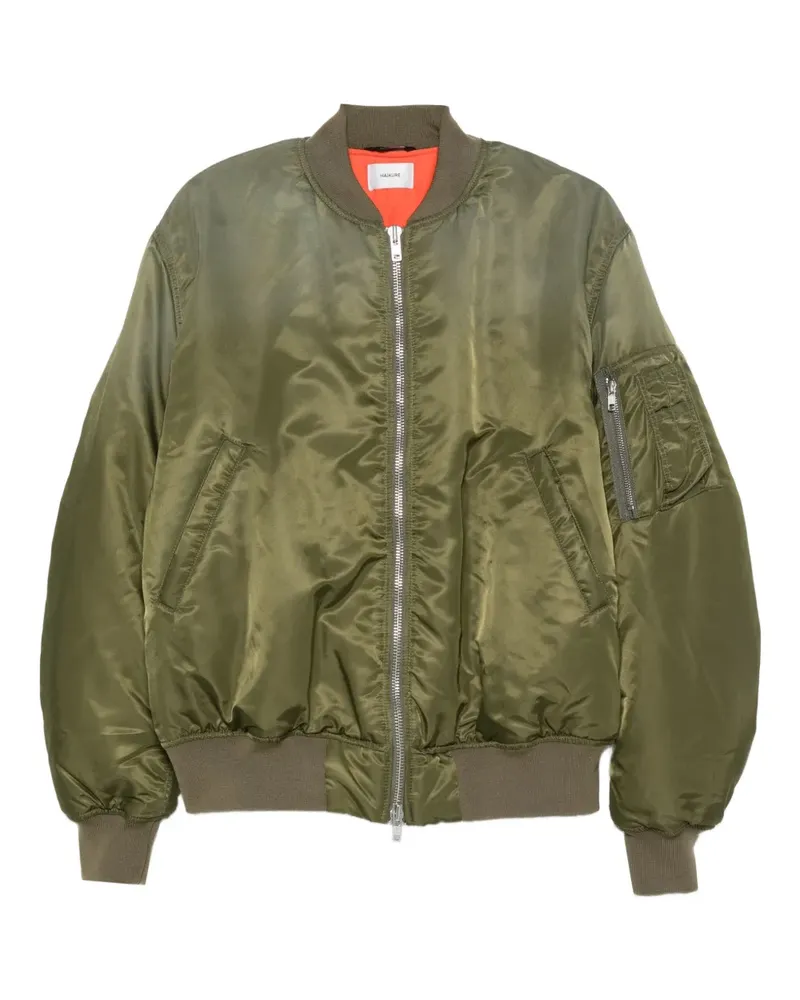Haikure Bomberjacke mit Reißverschluss - Grün Grün