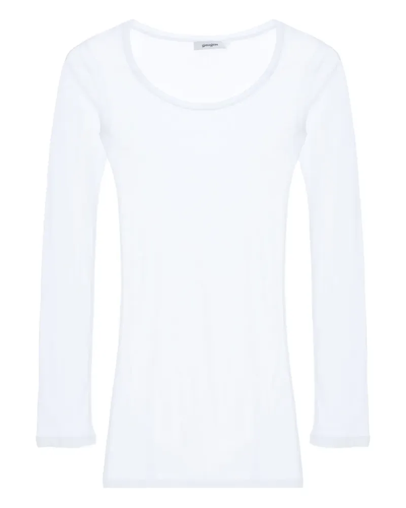 GIMAGUAS Bahmon Minikleid mit langen Ärmeln - Weiß Weiß