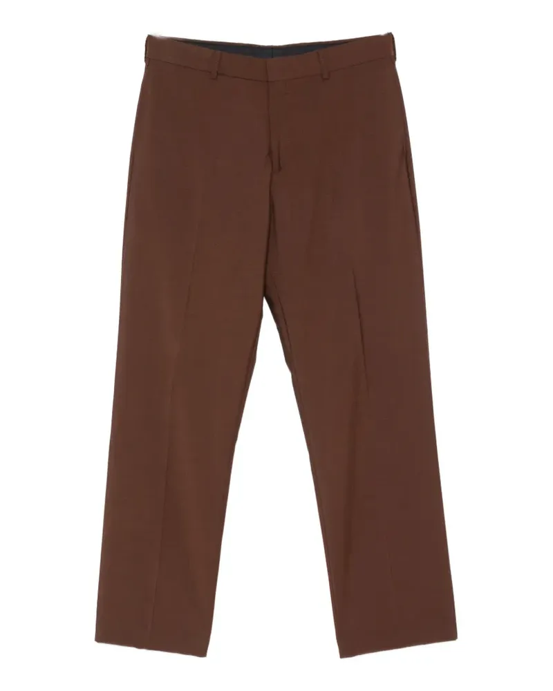 Paul Smith pressed-crease tailored trousers - Braun Braun