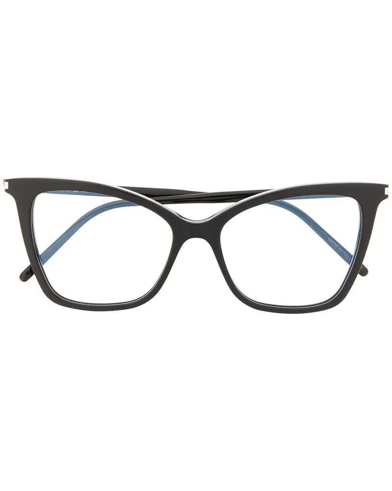 Saint Laurent SL 386' Cat-Eye-Brille - Schwarz Schwarz