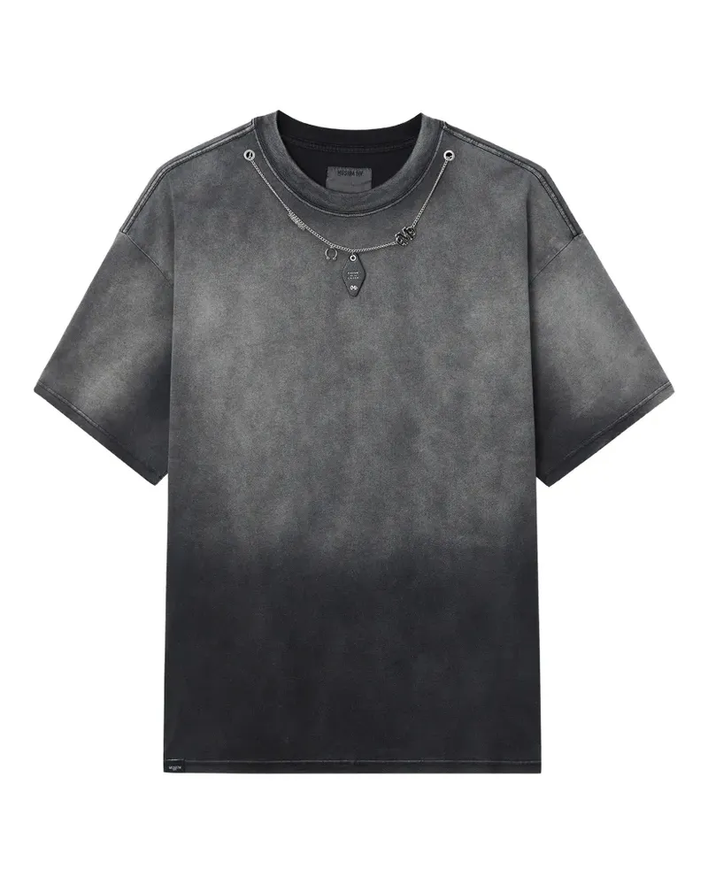 Musium Div. chain-embellished T-shirt - Grau Grau