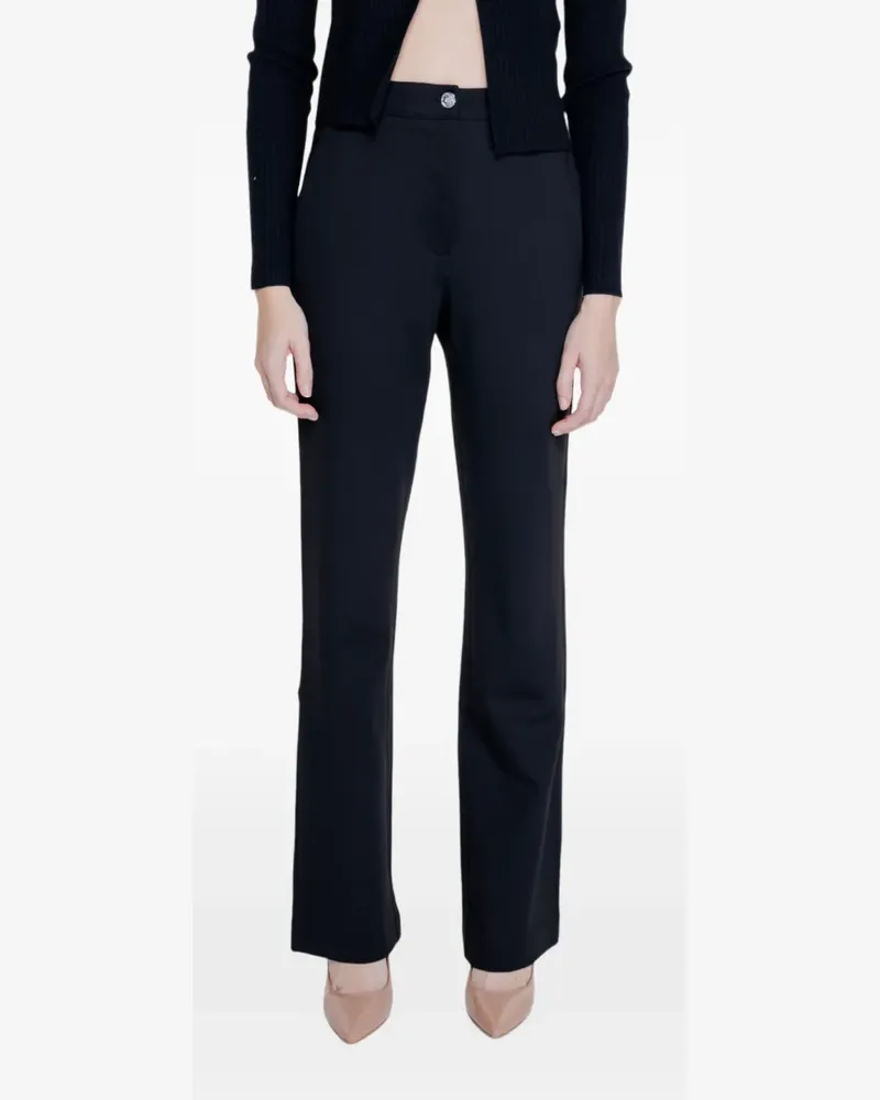 Guess Hose mit geradem Bein - Schwarz Schwarz