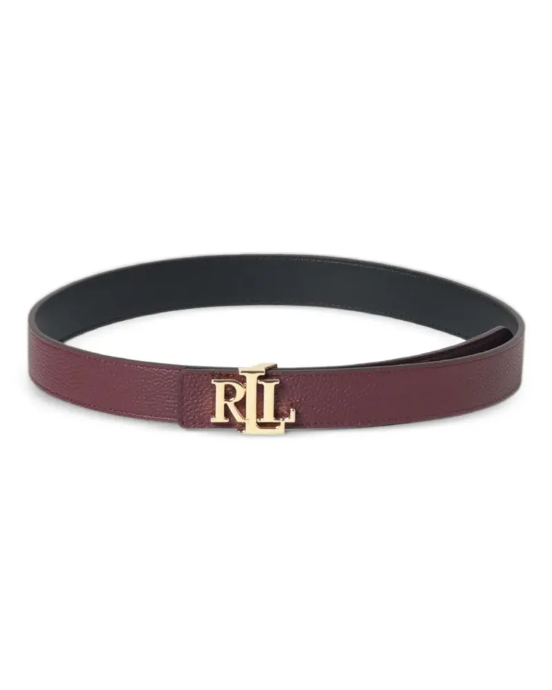 Ralph Lauren reversible logo-plaque belt - Rot Rot