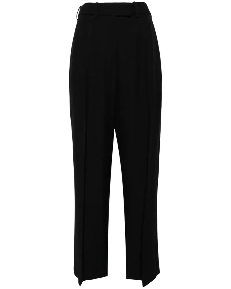 The Row high-waisted tailored trousers - Schwarz Schwarz