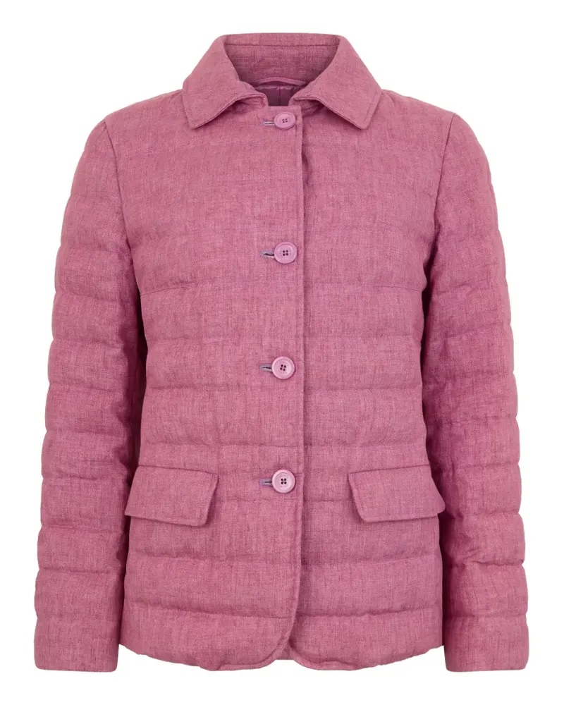 Herno quilted button-fastening jacket - Rosa Rosa