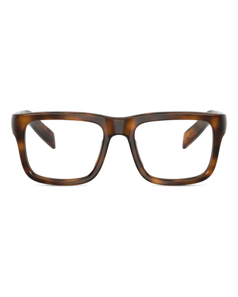 Prada square frame glasses - Braun Braun