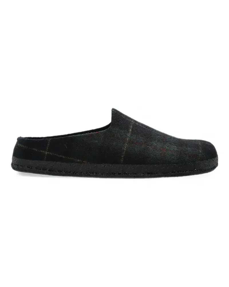 Birkenstock Amsterdam Wrapped Dip check-pattern mules - Schwarz Schwarz