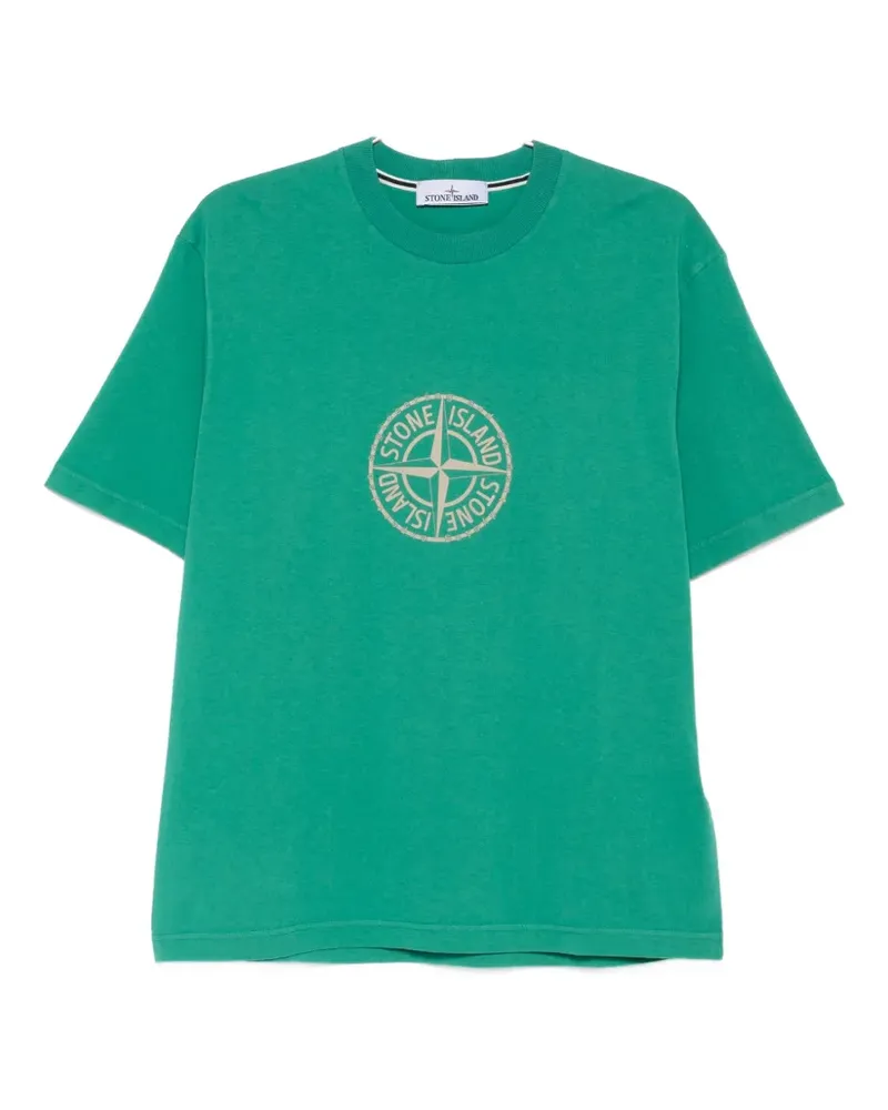 Stone Island logo T-shirt - Grün Grün