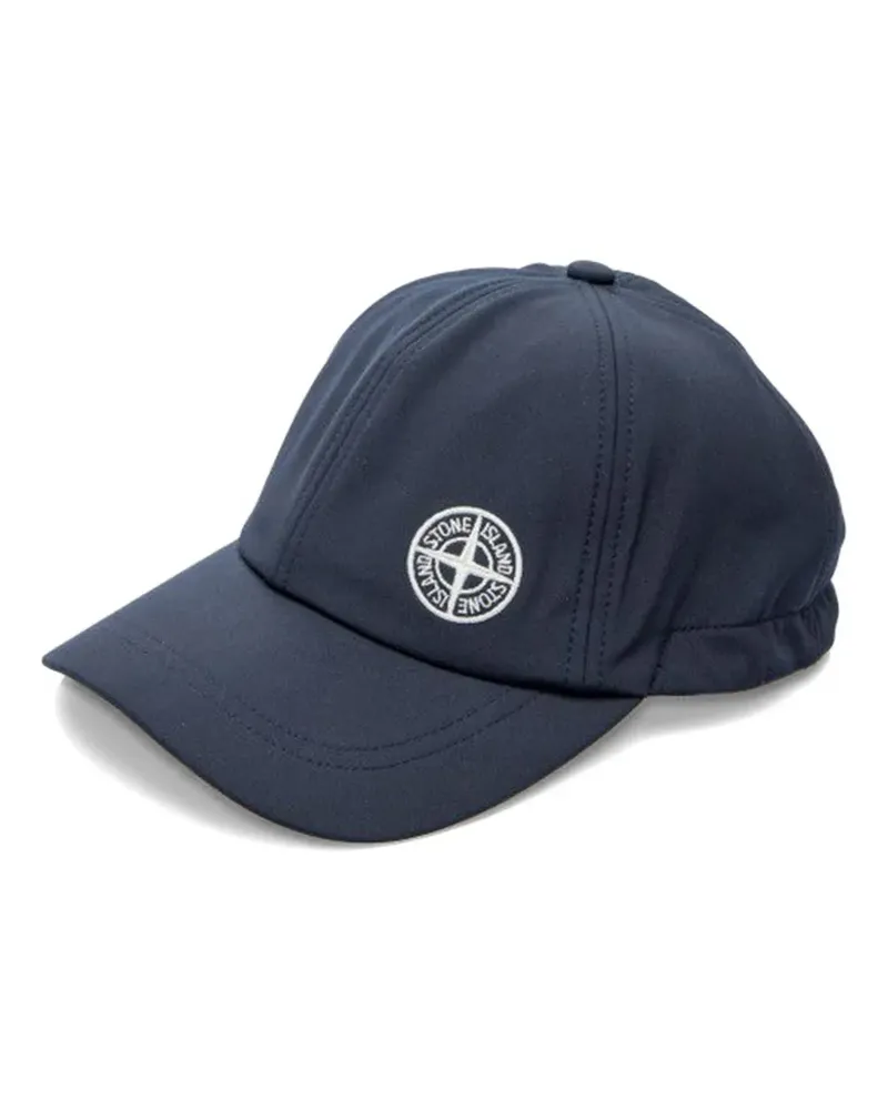 Stone Island logo-embroidered baseball cap - Blau Blau