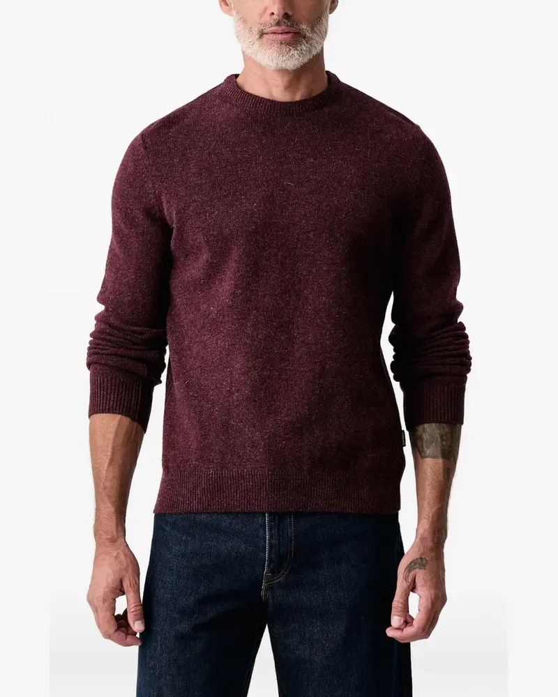 Barbour Holden Pullover mit rundem Ausschnitt - Rot Rot