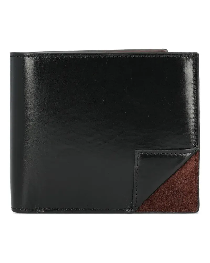 Loewe Switch contrast-panel bifold wallet - Schwarz Schwarz