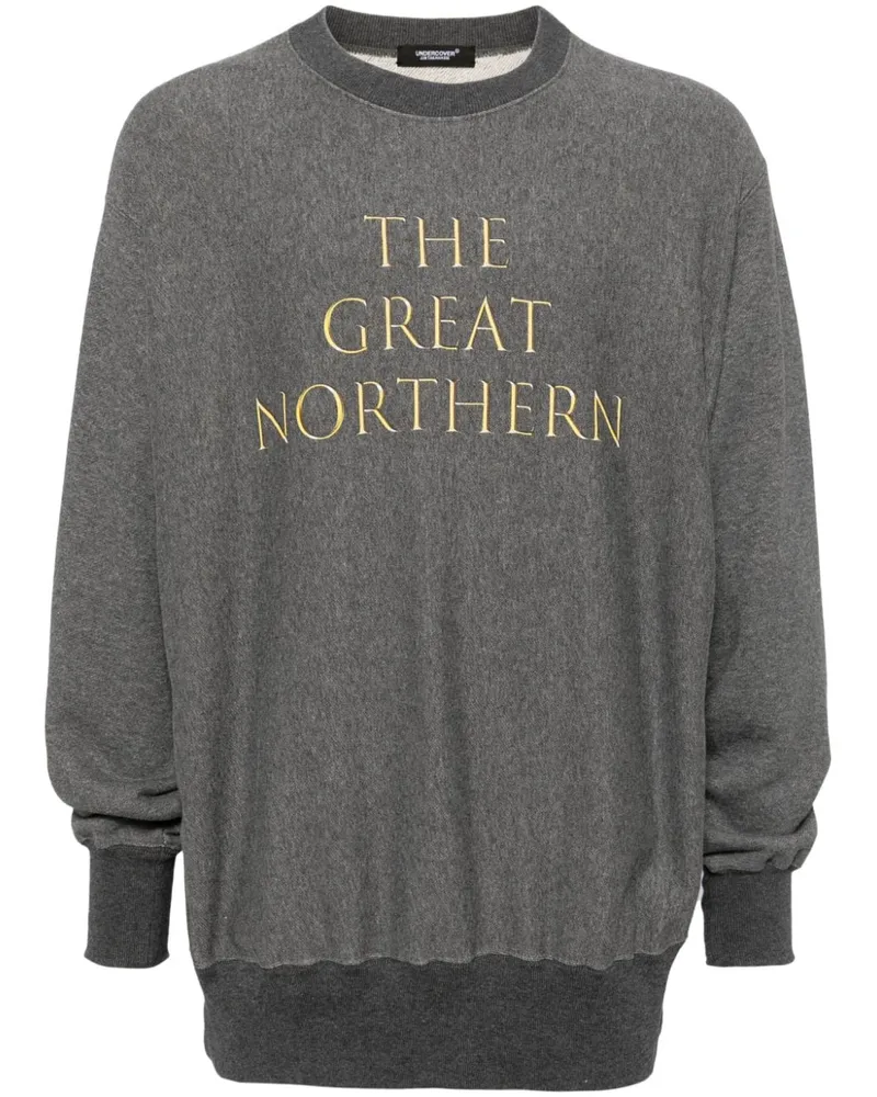 Undercover Sweatshirt mit grafischem Print - Grau Grau