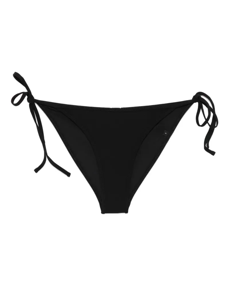 Totême Scoop side-tie bikini bottoms - Schwarz Schwarz