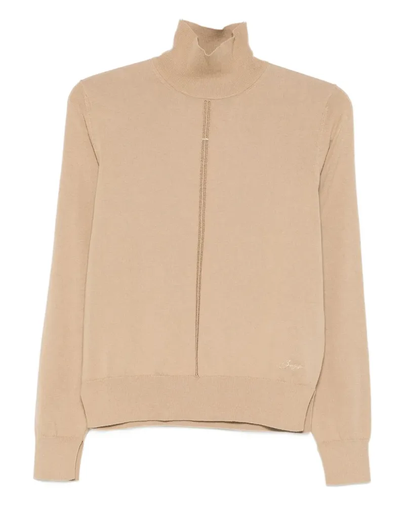 HUGO BOSS Pullover mit Rollkragen - Nude Nude