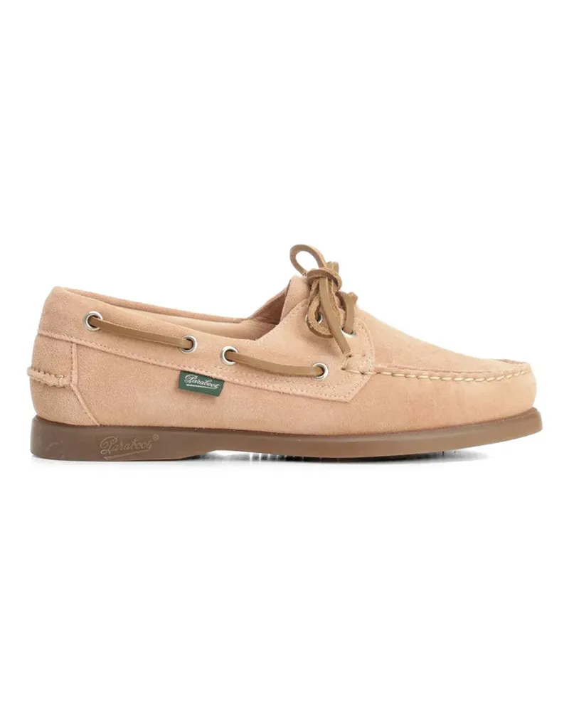 Paraboot Barth lace-up ballet flats - Nude Nude