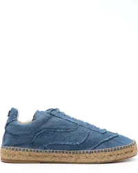 Casadei Holiday Jeans-Espadrilles Blau