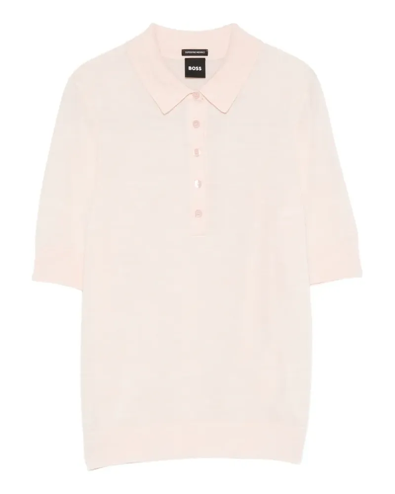 HUGO BOSS Geknöpftes Fidenka Poloshirt - Rosa Rosa