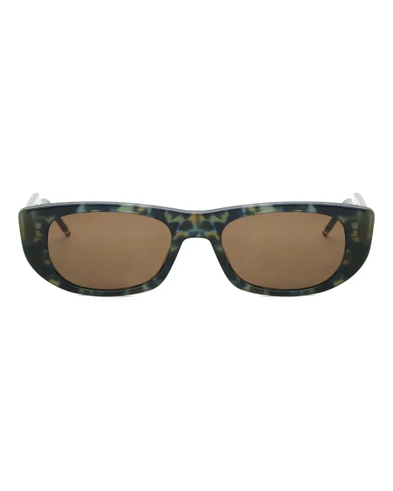 Thom Browne Geometrische Sonnenbrille - Blau Blau