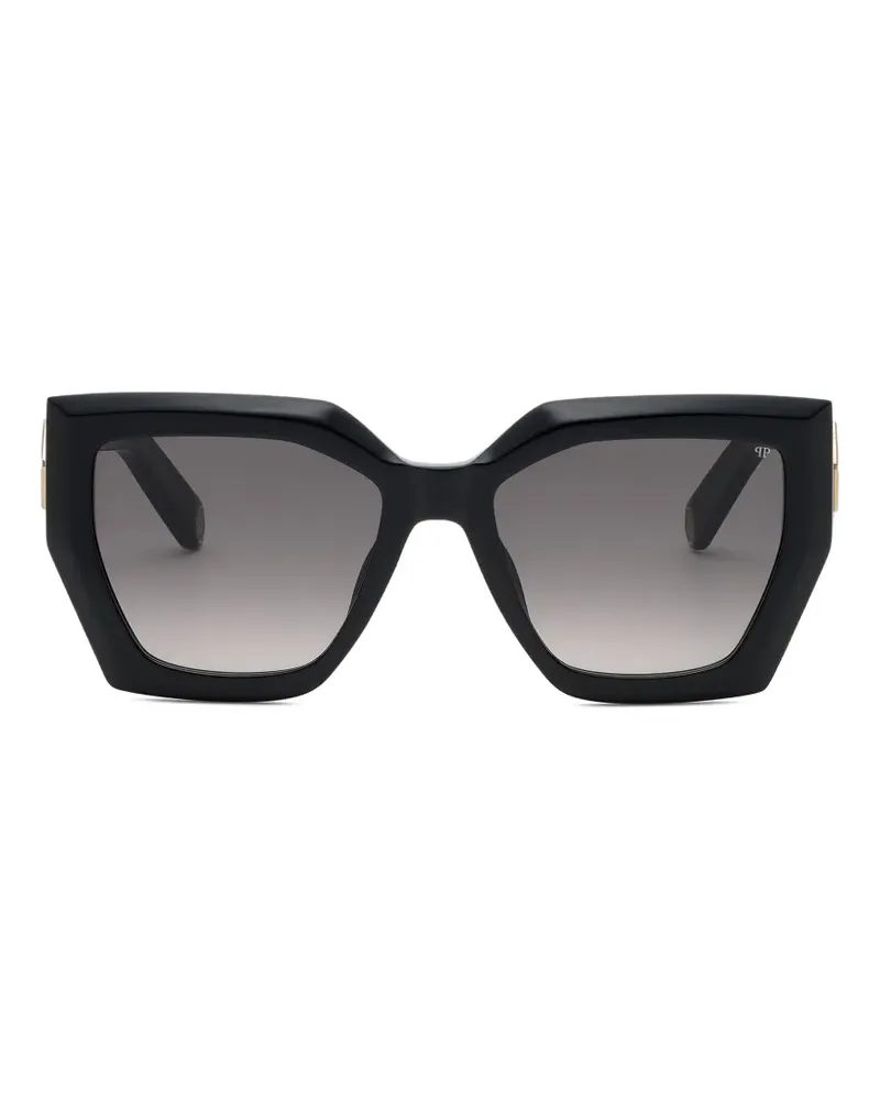 Philipp Plein gradient-lenses sunglasses - Schwarz Schwarz