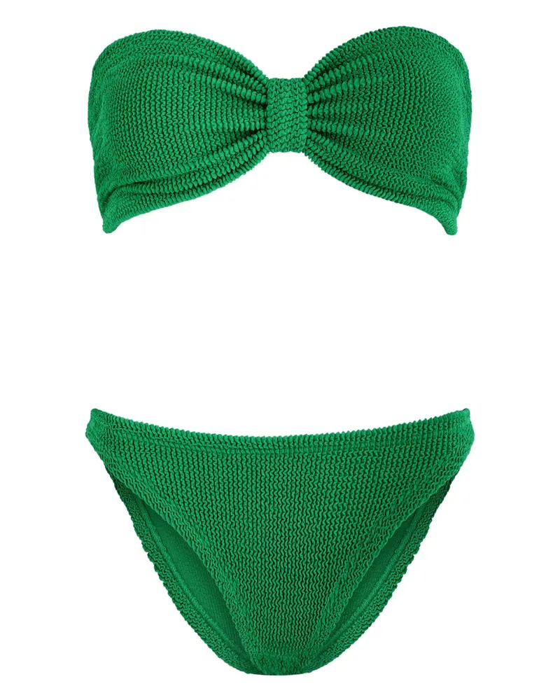Hunza G Jean textured bikini - Grün Grün