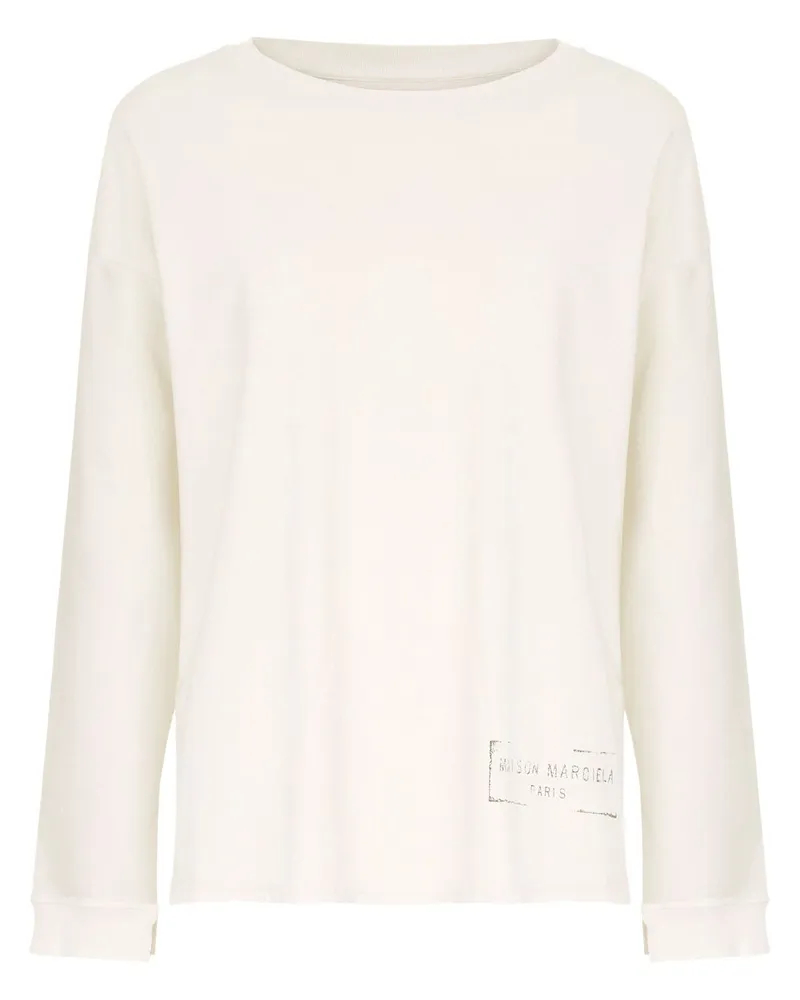 Maison Margiela Pullover mit Rundhalsausschnitt - Nude Nude