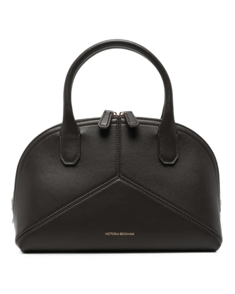 Victoria Beckham Victoria leather panelled tote bag - Braun Braun