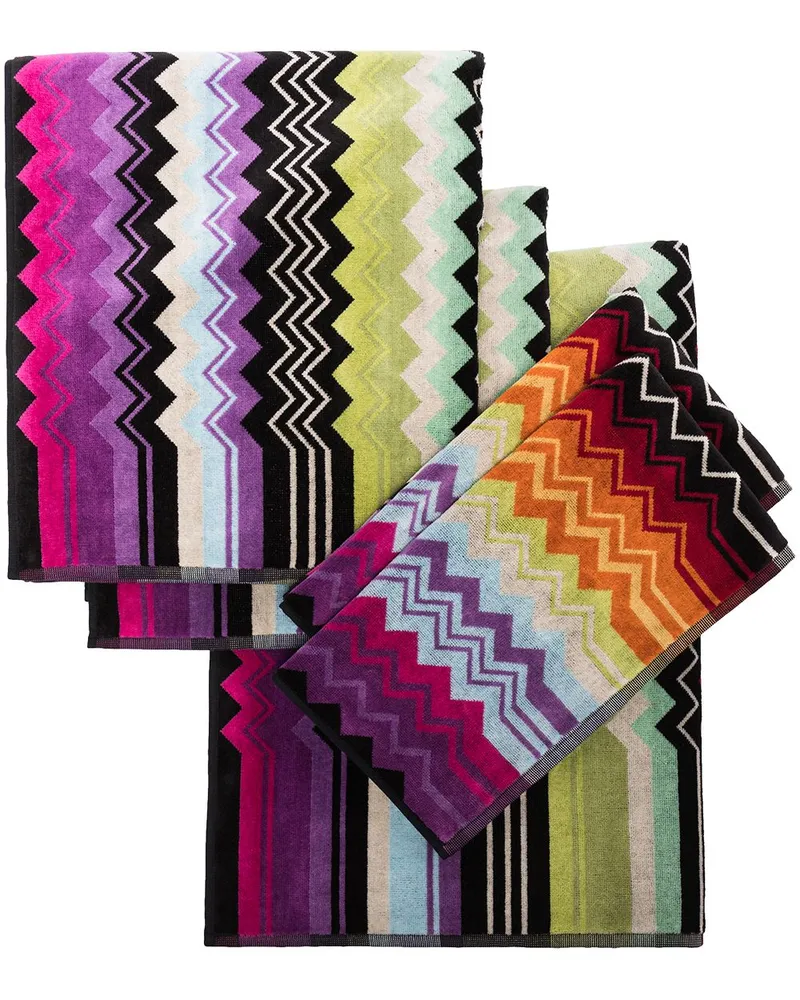 Missoni Home Giacomo Handtuch-Set - Schwarz Schwarz