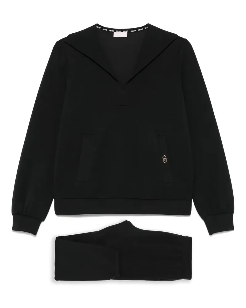 Liu Jo Hosen-Set mit Logo-Detail - Schwarz Schwarz