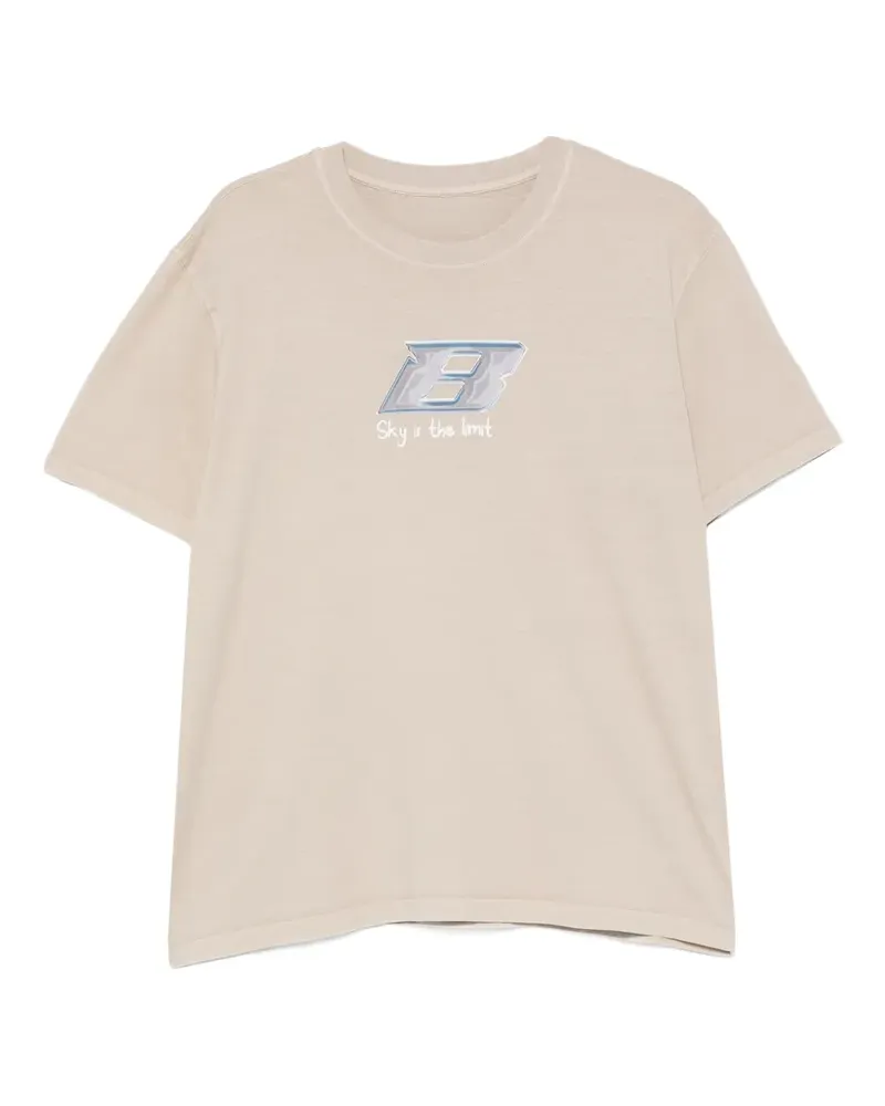 Blue Sky Inn T-Shirt mit grafischem Print - Nude Nude