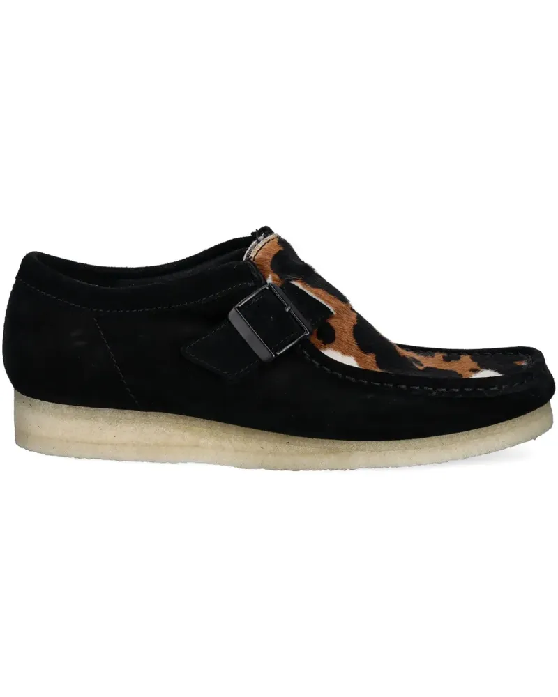 Clarks Loafer mit Leoparden-Print - Schwarz Schwarz
