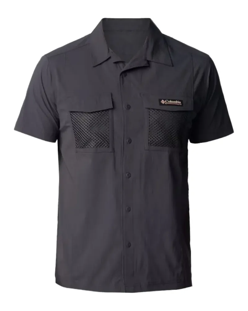 Columbia Sportswear Company mesh-pocket short-sleeve shirt - Grau Grau