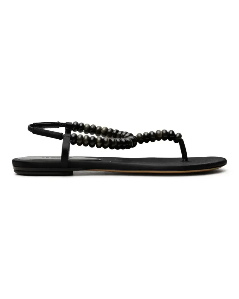 Le Monde Béryl beaded thong sandals - Schwarz Schwarz