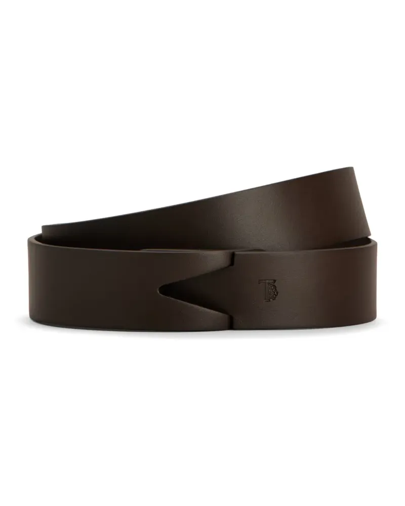 TOD'S New Greca Gürtel - Braun Braun