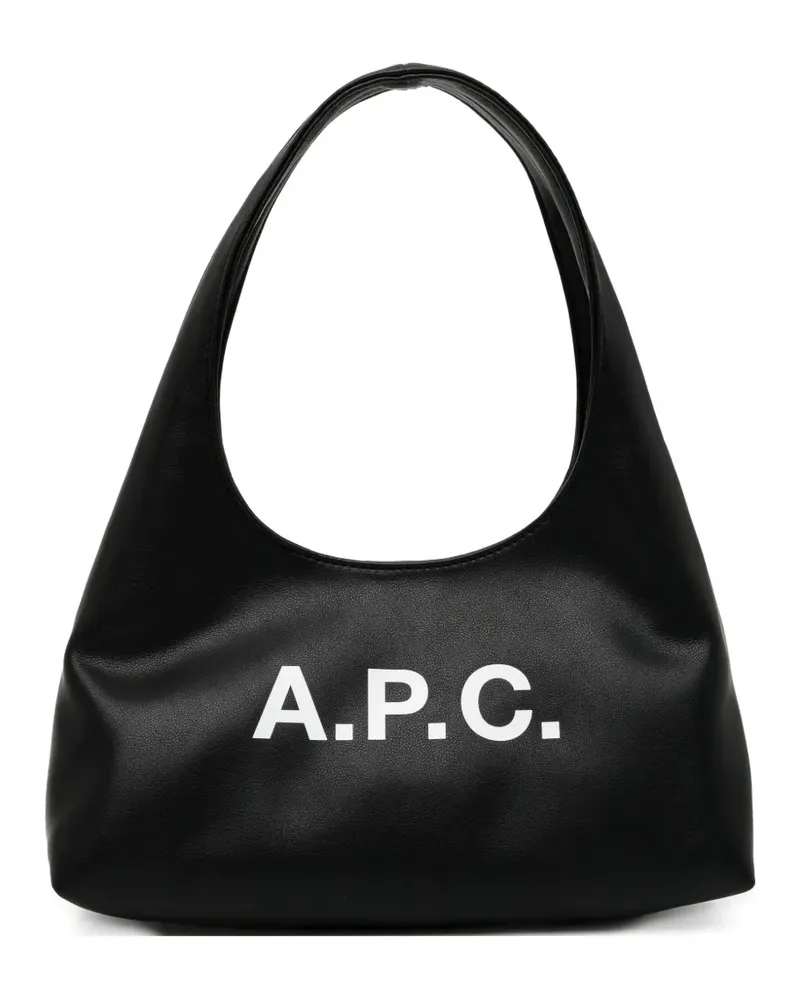 A.P.C. Ninon Schultertasche - Schwarz Schwarz